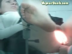 When a brunette white woman goes to Gino for a routine checkup, she displays her twat.